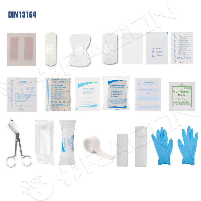 DIN13164 Caja de kit de primeros auxilios